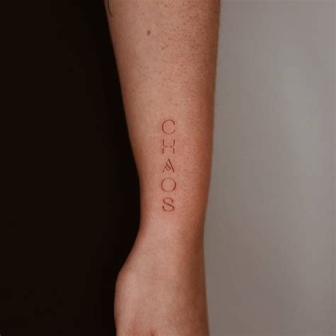 chao tattoo|chaos tattoo meaning.